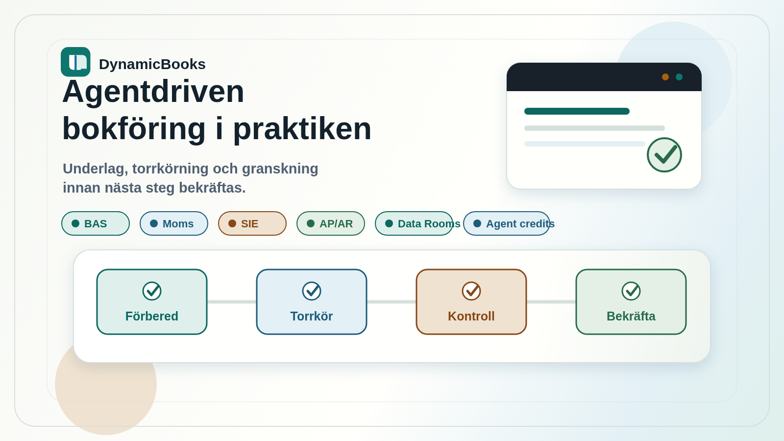 Agentdriven bokföring i praktiken